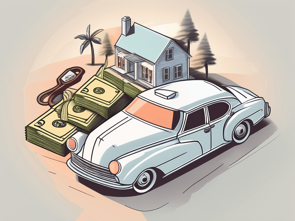 Various items like a car